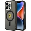 Ferrari FEHMP14XURKK Apple iPhone 14 Pro Max 6.7″ juodos spalvos kietas dėklas Translucent Magsafe
