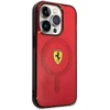 Ferrari FEHMP14XURKR Apple iPhone 14 Pro Max 6.7″ red kietas dėklas Translucent Magsafe
