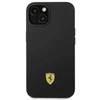 Ferrari FEHMSIP14SBK Apple iPhone 14 6.1" dėklas telefonui juodos spalvos silikoninis Metal Logo Magsafe