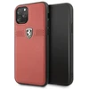 Apple iPhone 11 Pro Ferrari dėklas Off Track odinis (FEOBAHCN58RE) raudonos spalvos