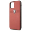 Apple iPhone 11 Pro Ferrari dėklas Off Track odinis (FEOBAHCN58RE) raudonos spalvos