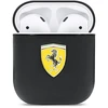Ferrari FESA2LEBK AirPods dėklas juodos spalvos On Track Leather