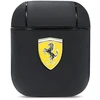 Ferrari FESA2LEBK AirPods dėklas juodos spalvos On Track Leather