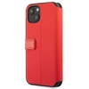 Dėklas Ferrari FESAXFLBKP13SRE Apple iPhone 13 mini 5,4″ raudonos spalvos book On Track Carbon Stripe