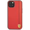 Ferrari FESAXHCP13SRE Apple iPhone 13 mini 5,4″ red kietas dėklas On Track Carbon Stripe