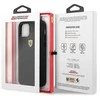 Ferrari FESPEHCP12MBK iPhone 12/12 Pro 6,1 juodos/juodos spalvos deklas On Track Perforated