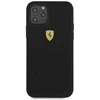 Ferrari FESPEHCP12MBK iPhone 12/12 Pro 6,1 juodos/juodos spalvos deklas On Track Perforated