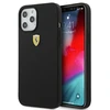 Ferrari FESSIHCP12LBK Apple iPhone 12 Pro Max 6,7″ juodos spalvos kietas dėklas On Track Silicone