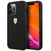 Ferrari FESSIHCP13LBK Apple iPhone 13 Pro / 13 6,1″ juodos spalvos kietas dėklas Silicone