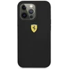Ferrari FESSIHCP13LBK Apple iPhone 13 Pro / 13 6,1″ juodos spalvos kietas dėklas Silicone