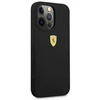 Ferrari FESSIHCP13LBK Apple iPhone 13 Pro / 13 6,1″ juodos spalvos kietas dėklas Silicone