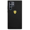 Ferrari FESSIHCS22LBK S22 Ultra S908 juodos spalvos kietas dėklas On Track Silicone