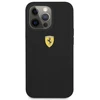 Ferrari FESSIHMP13XBK Apple iPhone 13 Pro Max 6,7″ juodos spalvos kietas dėklas Silicone MagSafe