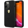 Ferrari FESSIHMP13XBK Apple iPhone 13 Pro Max 6,7″ juodos spalvos kietas dėklas Silicone MagSafe