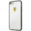 Ferrari kietas dėklas FEHCP7BK Apple iPhone 7/8/SE2020 / SE 2022 juodos spalvos/skaidrus Racing Shield