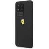 Ferrari kietas dėklas FESSIHCS69BK Samsung Galaxy S20 Ultra (G988) juodos spalvos Silicone Collection