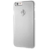 Ferrari kietas dėklas FEPEHCP6SI Apple iPhone 6/6S perforated aluminum sidabrinis