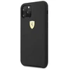 Ferrari Silicone silikoninis telefono dėklas iPhone 11 Pro Max, juodas