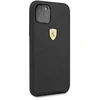 Ferrari Silicone silikoninis telefono dėklas iPhone 11 Pro Max, juodas