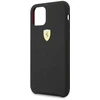 Ferrari Silicone silikoninis telefono dėklas iPhone 11 Pro Max, juodas