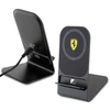 Ferrari belaidis įkroviklis FEMFBMALK 15W juodos spalvos 2023 Collection MagSafe