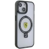 Ferrari FEHMP15MUSCAH Apple iPhone 15 Plus /14 Plus 6.7″ skaidrus kietas dėklas Ring Stand 2023 Collection M