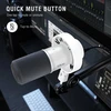 FIFINE dinaminis USB/XLR mikrofonas su RGB apšvietimu, kardioidinis, stalo tipo, MI27