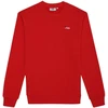 Fila Leverano Standartinio Kirpimo Džemperis Apvalia Apykakle Raudonas FAM0876 30002