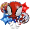 Folinių Balionų Rinkinys Žmogus Voras 5 vnt Spider Man ( AYD230510-12 )