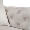 Sofa Mebel Elite Fotelis SORRENTO 1S, veliūrinis, 110 × 96 cm, kreminis