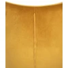 Fotelis EGG SZEROKI VELVET, geltonas