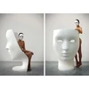 Fotelis NEMO FACE CHAIR, baltas, plastikinis