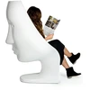 Fotelis NEMO FACE CHAIR, baltas, plastikinis