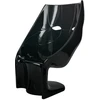Fotelis NEMO FACE CHAIR, juodas, plastikinis