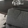 Fotelis Pasukama kėdė CORTADO, tamsiai pilka