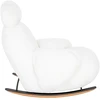 Fotelis PLUSH FUR, baltas