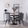 Fotelis ROBIN Pilka Aksominė Kėdė – Komfortas ir Elegancija Jūsų Erdvėje