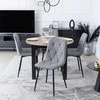 Fotelis ROBIN Pilka audinio Kėdė – Komfortas ir Elegancija Jūsų Erdvėje