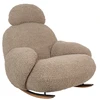 Fotelis Supamas krėslas PLUSH TEDDY, smėlio sp.