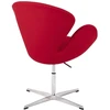 Fotelis SWAN PREMIUM, raudonas