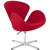 Fotelis SWAN PREMIUM, raudonas