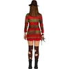 Fredžio Kriugerio (Freddy Krueger) kostiumas moterims – „Košmaras Guobų gatvėje“