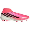 Futbolo bateliai Adidas F50 Hyperfast League Mid FG, rožiniai, KJ6714