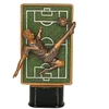 Futbolo kamuolio statuėlė RFST3056/BR/GN