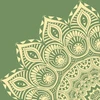 GAIAM jogos kilimėlis OLIVE HAZE MANDALA 6 MM 66825