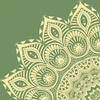GAIAM jogos kilimėlis OLIVE HAZE MANDALA 6 MM 66825