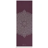 Gaiam Midnight Plum Saulės laikrodžio gėlės jogos kilimėlis, 5 mm, 65734