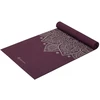Gaiam Midnight Plum Saulės laikrodžio gėlės jogos kilimėlis, 5 mm, 65734