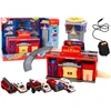 Lean Toys Komandinis gelbėjimo bazės žaislų rinkinys su 6 automobiliais