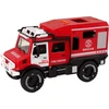 Žaislinis visureigis City Service Lean Toys, raudonas, 24x13,5x10 cm
